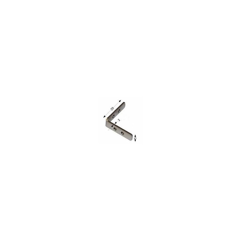 Integratech Coupler 90° vertical for SL Flat profile SLF1512