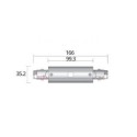 Integratech Middenvoeding voor universele 3 fase rail 7p