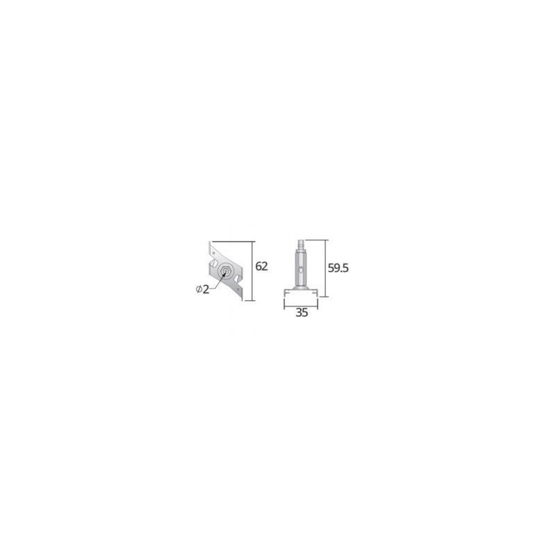 Integratech Suspension 3m for universal 3ph rail