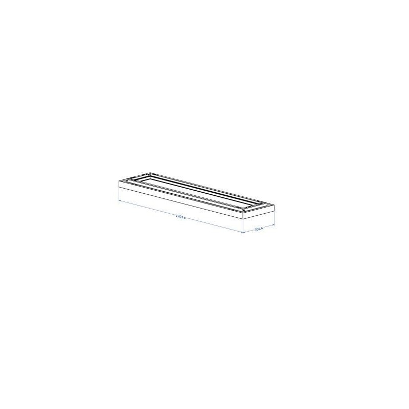 Integratech surface frame LEDpanel 30x120
