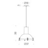 Nemo Projecteur 365 IP 30 (intérieur) Lampe a suspension