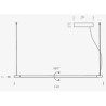 Nemo Linescapes horizontal 130 Lampe suspendue