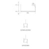 Nemo Tru horizontal down+up Lampe a suspension