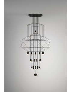 Vibia Wireflow Chandelier 279 suspension lamp