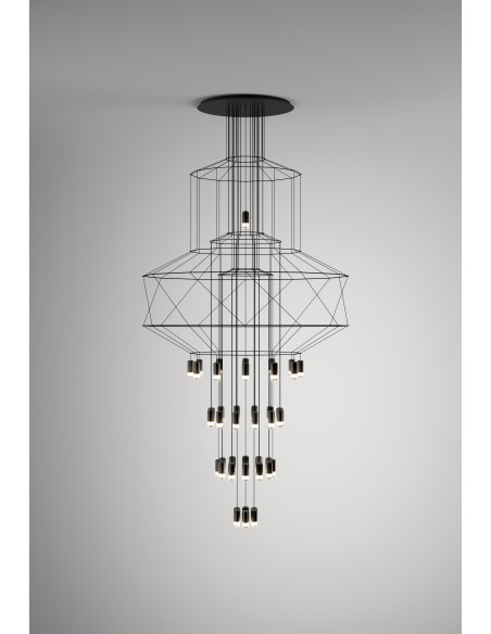 Vibia Wireflow Chandelier 279 lampe a suspension