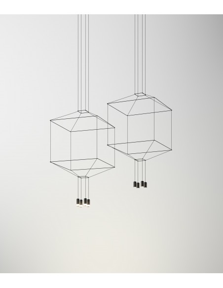 Vibia Wireflow Hexagonal 110 lampe a suspension