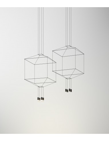 Vibia Wireflow Hexagonal 70 suspension lamp