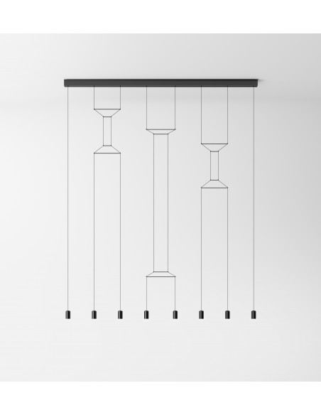 Vibia Wireflow Lineal 8 suspension lamp