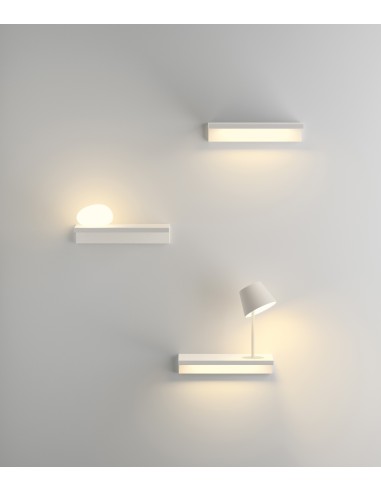 Vibia Suite 16 Left Glass Diffuser wall lamp