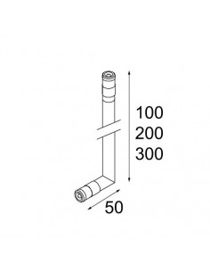 Modular Definitif stick 20cm GE Applique / Plafonnier