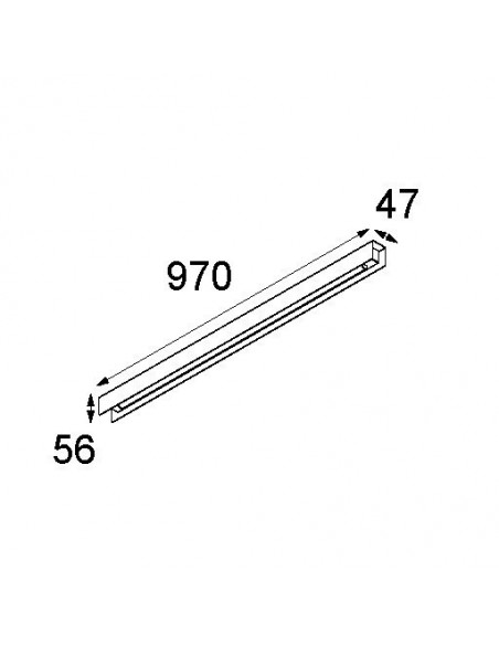 Modular United (974mm) 1x LED GI Applique / Plafonnier