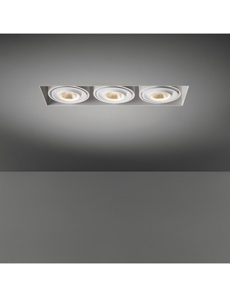 Modular Lighting Mini multiple trimless for 3x LED GE Einbaustrahler