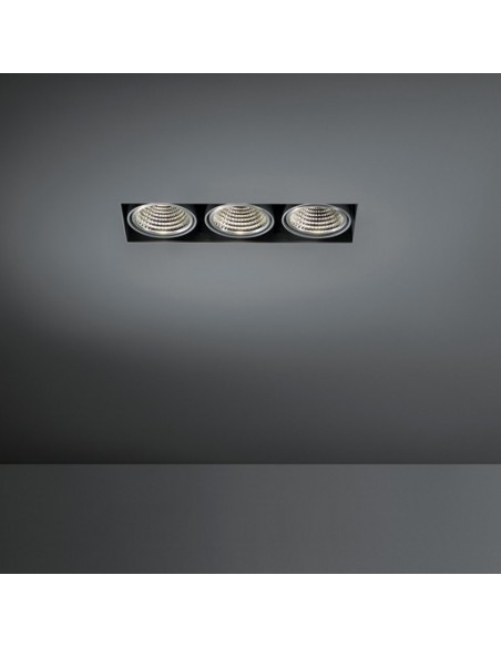 Modular Mini multiple trimless for smartrings 3x LED GE Lumière encastrée