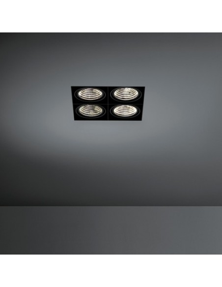 Modular Mini multiple trimless for smartrings 4x LED GE Lumière encastrée