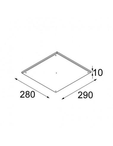 Modular Gypsum fibreboard 290x280