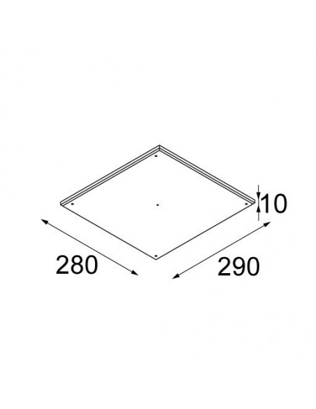Modular Gypsum fibreboard 290x280