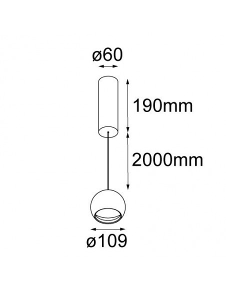 Modular Smart ball suspension 82 GI Hanglamp