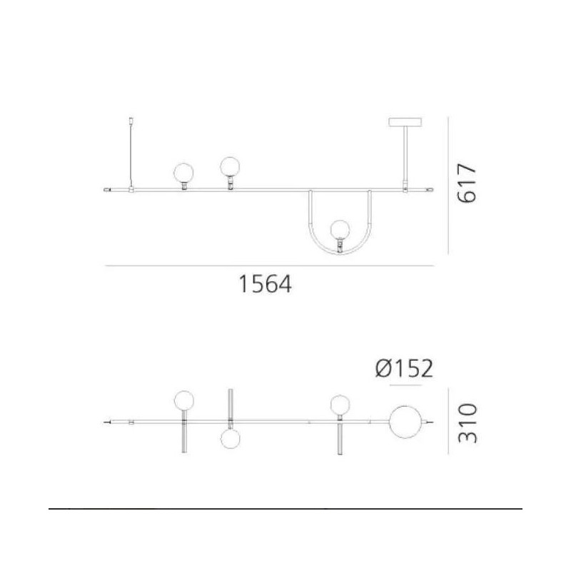 Artemide Yanzi SC1 suspended lamp