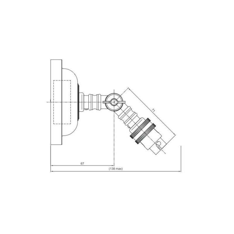 Tekna NAUTIC LILLEY SPOT - LED (Lamp and driver inclusive) Plafondlamp