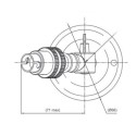 Tekna NAUTIC LILLEY SPOT - LED (Lamp and driver inclusive) Plafondlamp