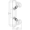 Tekna LILLEY SPOT ON RAIL 2 - LED (300MM) Plafonnier