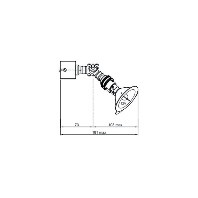 Tekna NAUTIC LILLEY SPOT ON RAIL 3 - LED (600MM) Plafondlamp