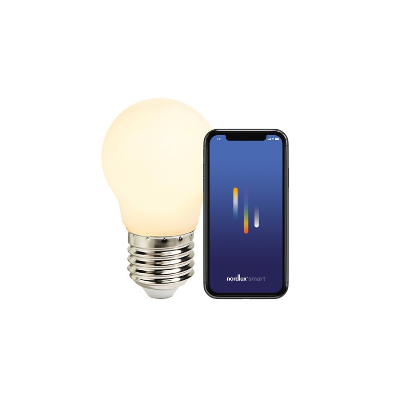Nordlux Smart G45 Filament E27 Milky CCT 500-560lm-6500K