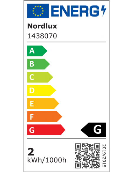 Nordlux G95 Avra Basic Line Stripes 1,5W 120lm NON-Dim