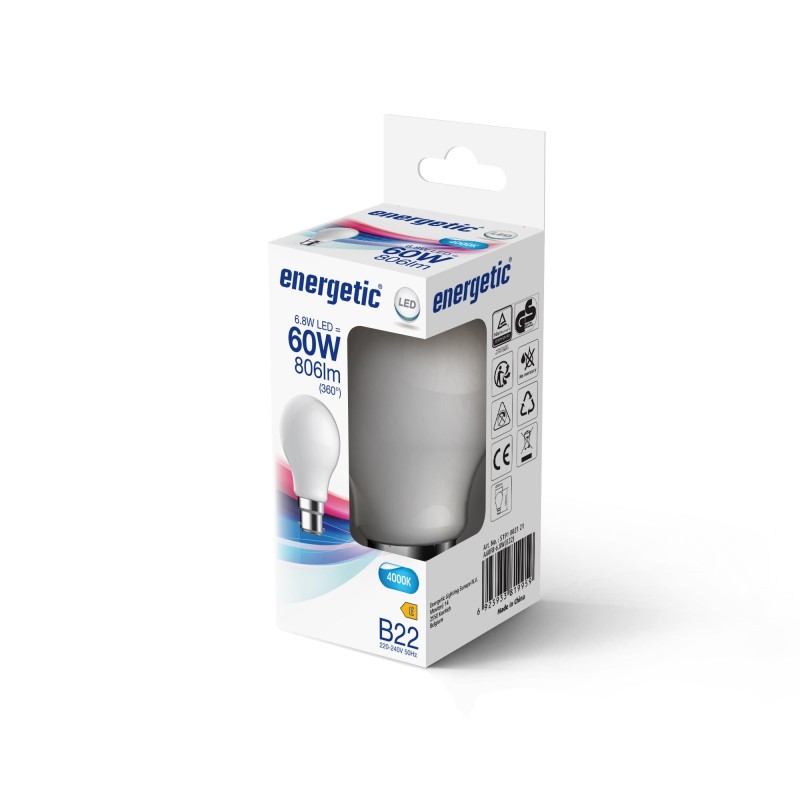 Nordlux A60 Filament 6,8W 806lm Non-Dim 360° B22