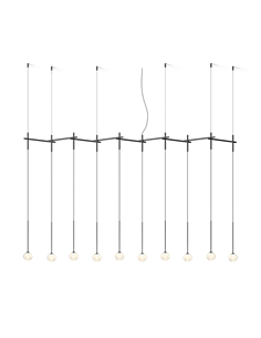 Vibia Algorithm 10X Lineal Recessed - 0837 suspension lamp
