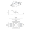 BRICK IN THE WALL Indox 50 IP54 Bathroom LED WARMDIM
