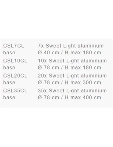 Catellani & Smith Sweet Light 10 X Sl Round Base
