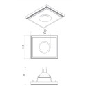 BRICK IN THE WALL Pixo 30 IP54 Bathroom LED 600 lm remote driver