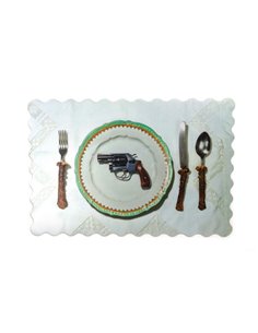 SELETTI TOILETPAPER Table mat 30,7 x 45,7 cm cork - Bon Appetit
