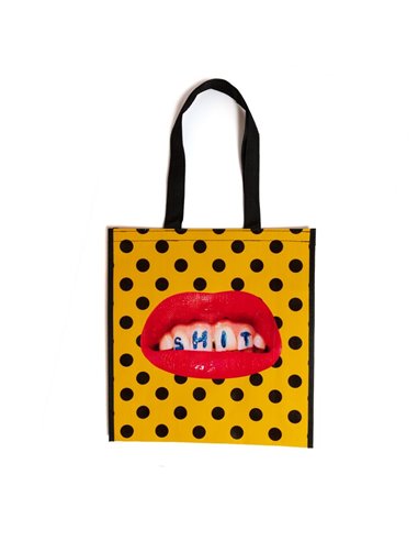 SELETTI TOILETPAPER Shopping bag 18 x 20 x 10 cm Polypropylene - Shit