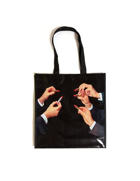 SELETTI TOILETPAPER Shopping bag 20 x 20 x 10 cm Polypropylene - Lipsticks