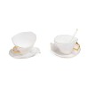 SELETTI MELTDOWN Set à thé 2 tasses à thé 2 soucoupes 2 cuillères à café