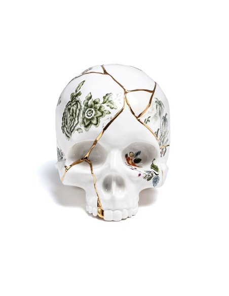 SELETTI KINTSUGI Skull 21 x 15 cm