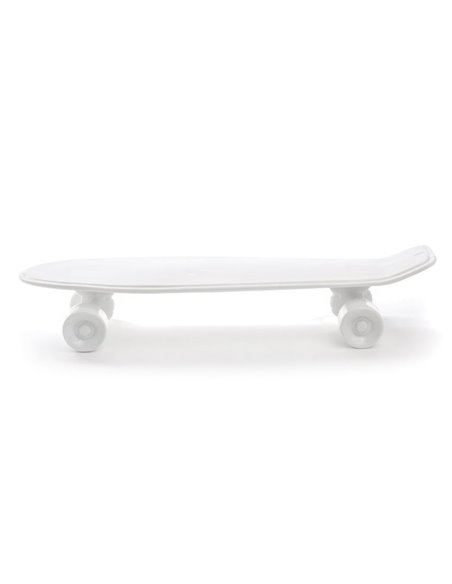 SELETTI MEMORABILIA WHITE AND GOLD Untersetzer 58 x 15 cm - Skateboard