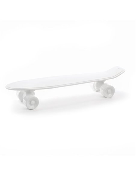 SELETTI MEMORABILIA WHITE AND GOLD 58 x 15 cm - Skateboard