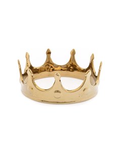 SELETTI MEMORABILIA WHITE AND GOLD ø 18,5 cm - My crown