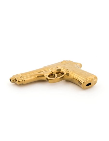 SELETTI MEMORABILIA WHITE AND GOLD 22 x 14 cm - My gun