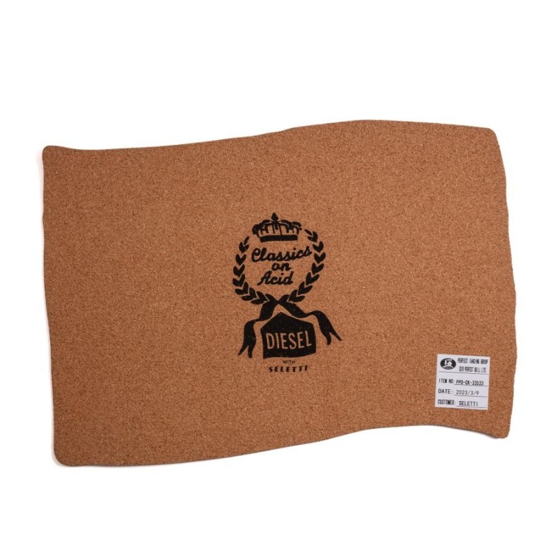 SELETTI DIESEL LIVING-CLASSIC ON ACID Tafelmat 49 x 35 cm In kurk - Acid Flower A