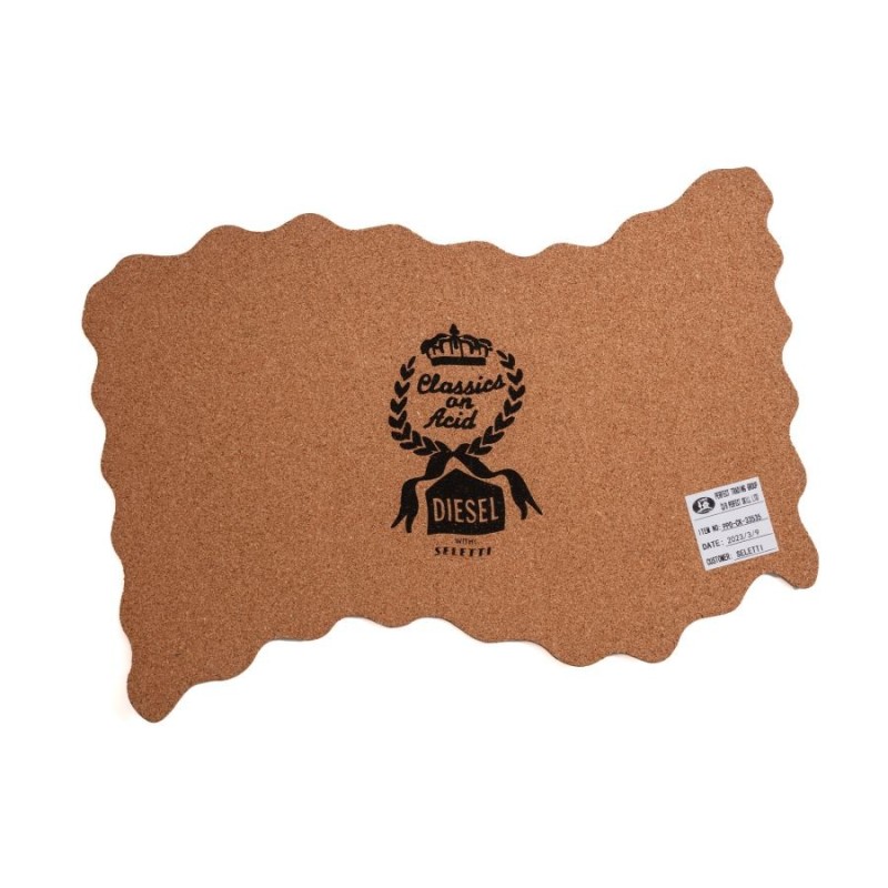 SELETTI DIESEL LIVING-CLASSIC ON ACID Tafelmat 50,5 x 35 cm In kurk - Acid Flower C