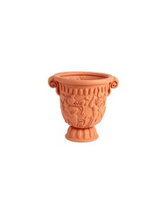 SELETTI MAGNA GRAECIA 2.0 Vase 32 x 27 cm Terracotta - Goblet Mythic