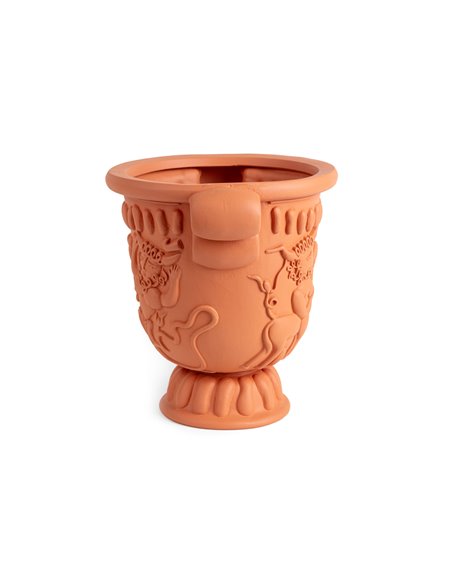 SELETTI MAGNA GRAECIA 2.0 Vase 32 x 27 cm Terracotta - Goblet Mythic