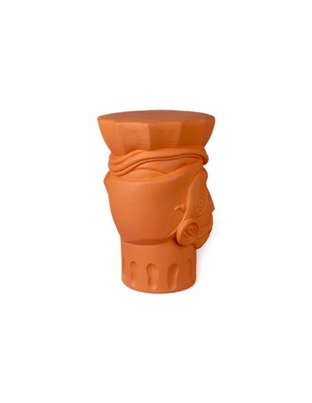 SELETTI MAGNA GRAECIA 2.0 Vase 33 x 32 cm Terracotta Dunkelbraun - Man