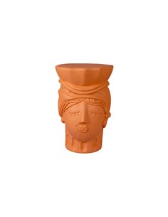 SELETTI MAGNA GRAECIA 2.0 Vase 33 x 31 cm Terracotta Dunkelbraun - Woman