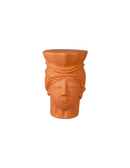 SELETTI MAGNA GRAECIA 2.0 Vase 33 x 31 cm Terracotta Dunkelbraun - Woman