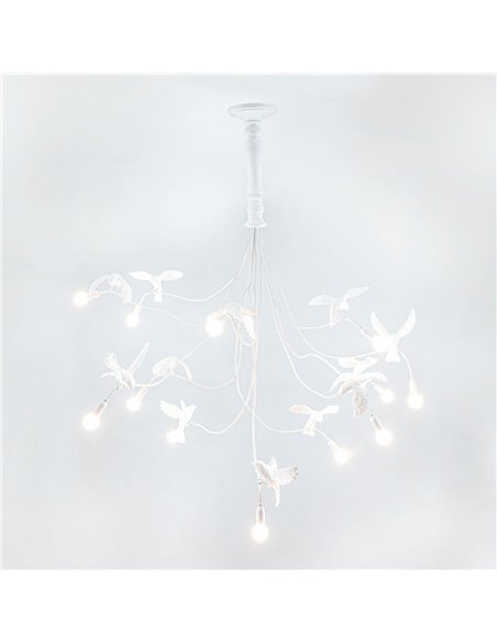 SELETTI SPARROW LAMP Chandelier 138 x 35,8 x 16,5 cm